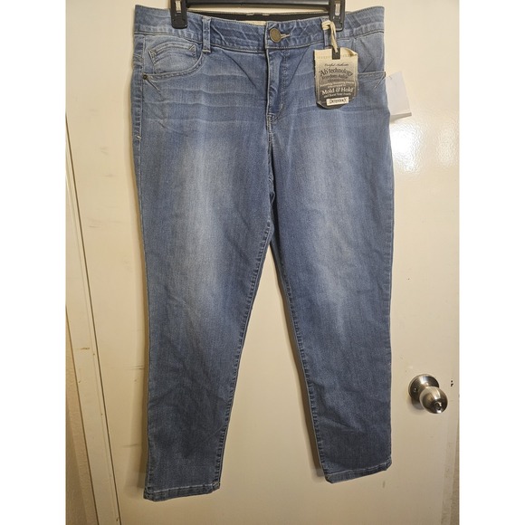NWT Deomcracy Ab Technology Freedom Ankle Skimmer Slimming Mold & Hold Jeans‎ 14 - Picture 1 of 7